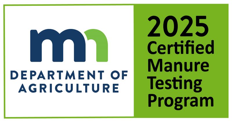 Minnesota Department of Agriculture 2024 Certified Manure Testing Program Logo