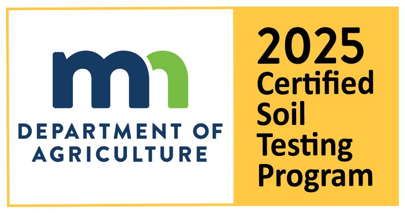 Minnesota Department of Agriculture 2024 Certified Soil Testing Program logo