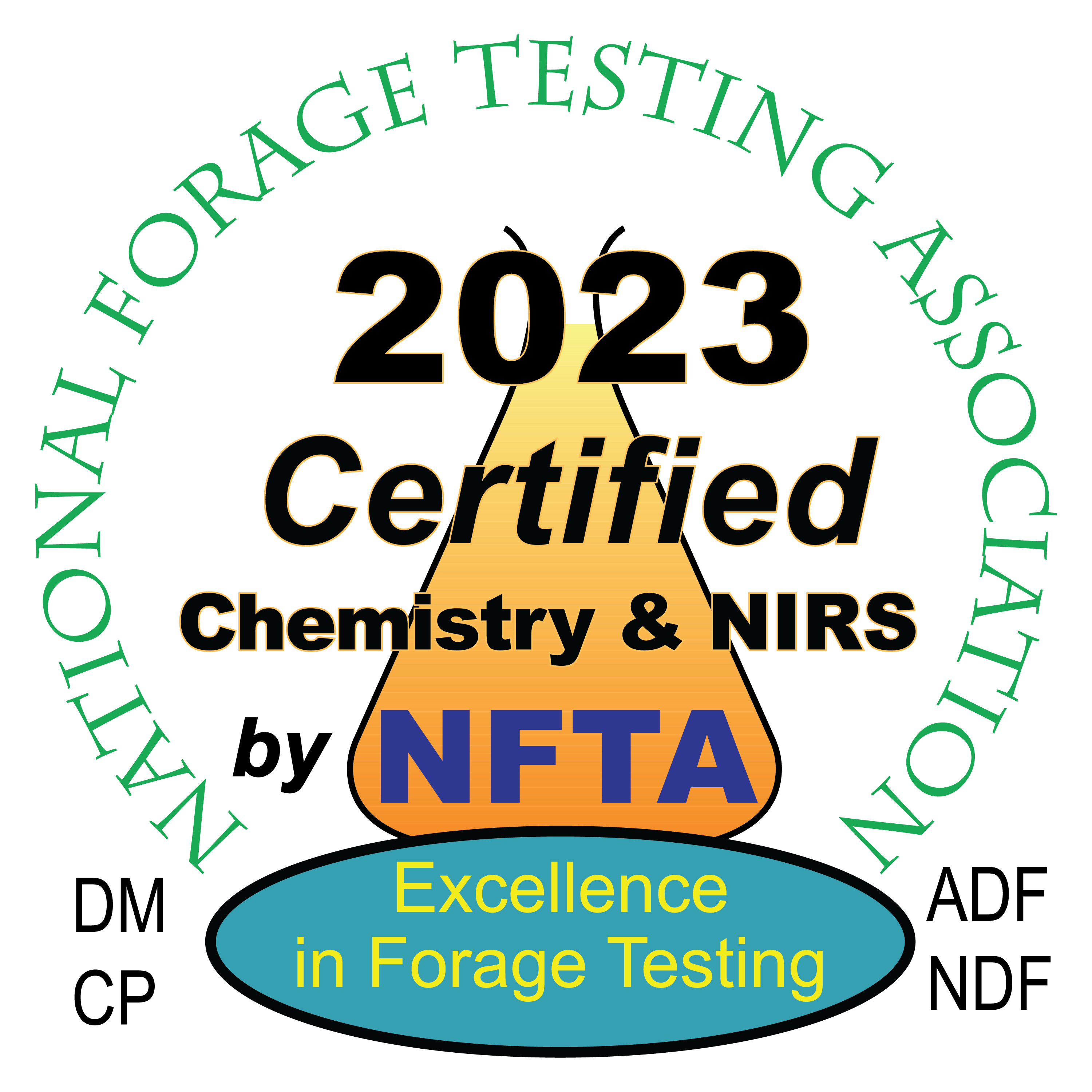 National Forage Testing Association (NFTA) 2023 Chemistry & NIRS Logo